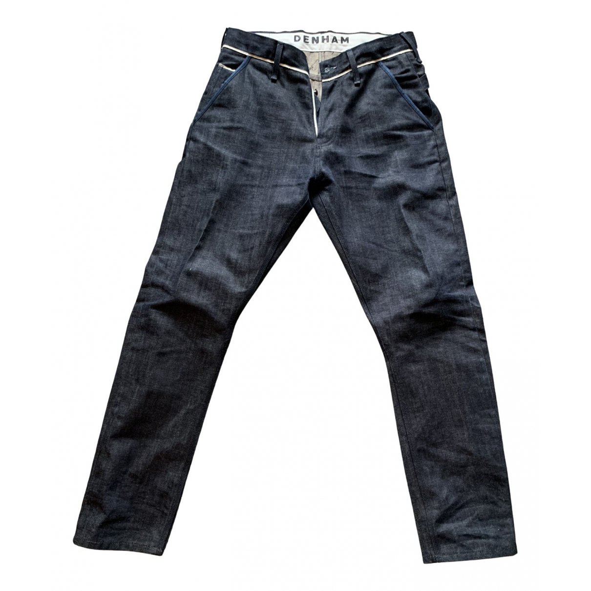 Straight jeans Denham Black size 31 US 